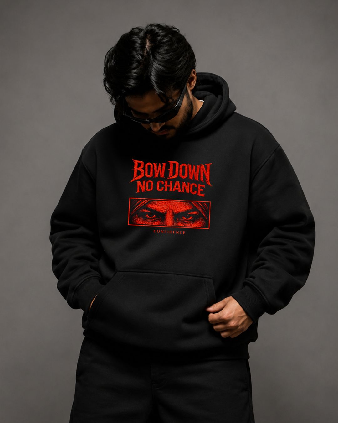BOW DOWN NO CHANCE HOODIE