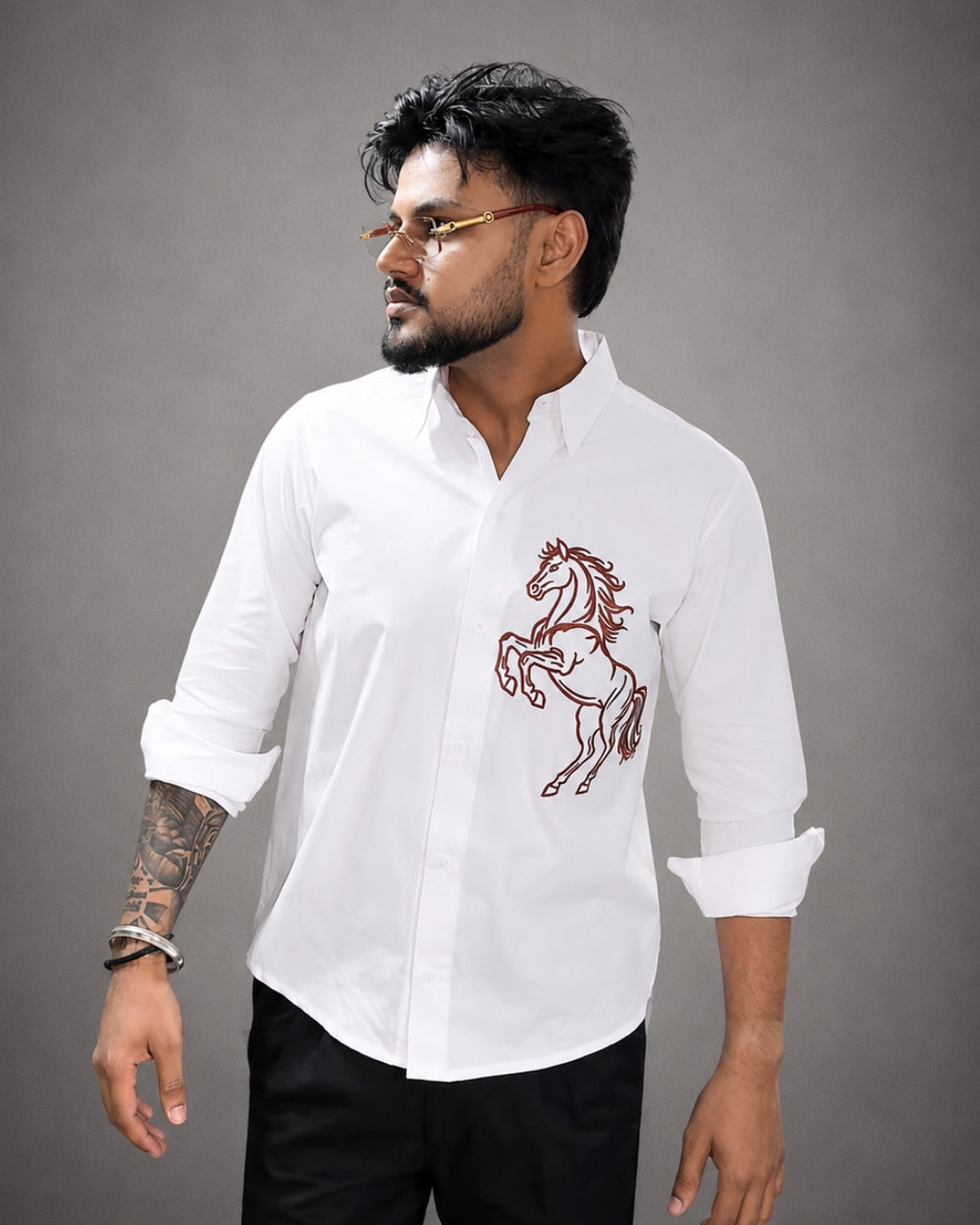 HORSE WHITE SHIRT