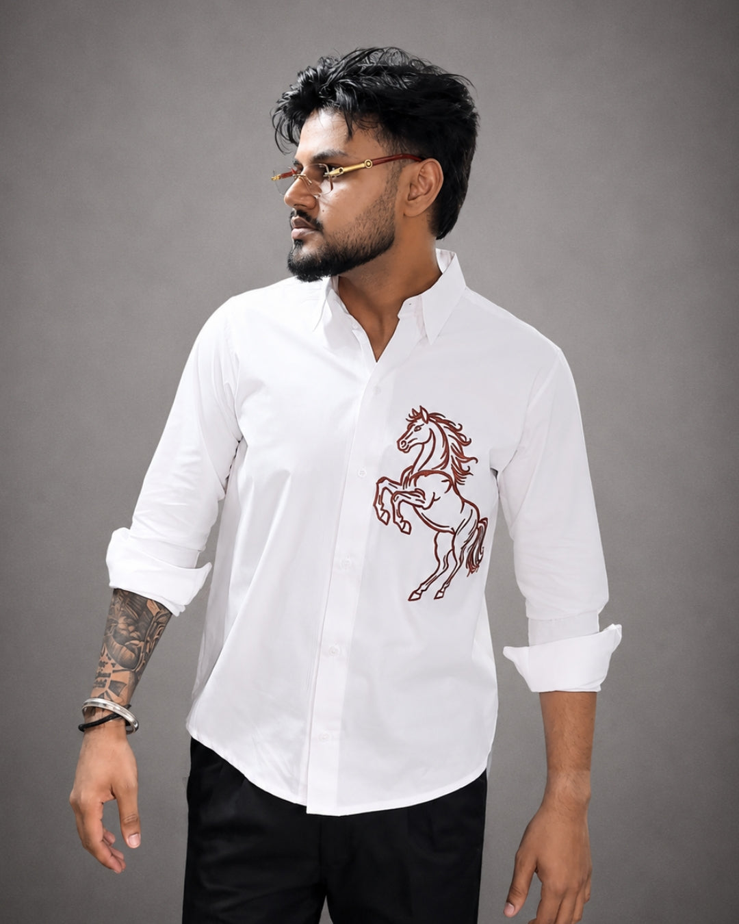 HORSE WHITE SHIRT