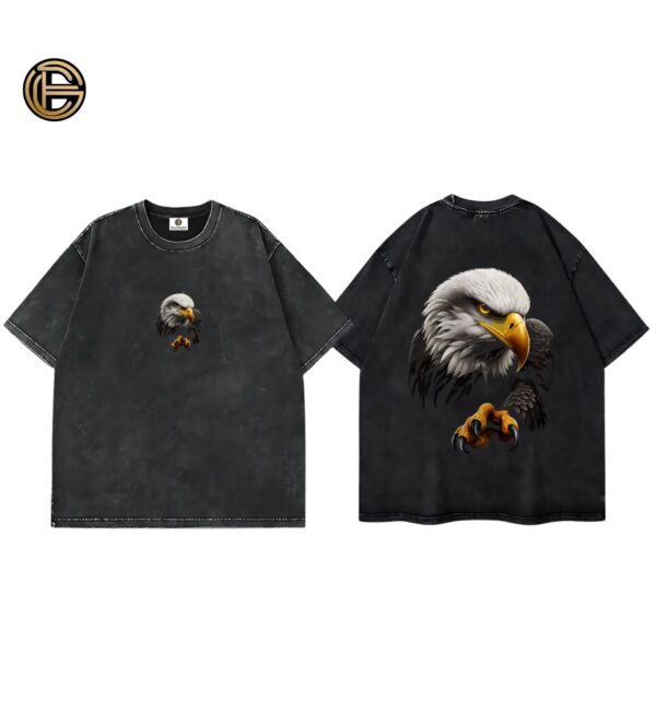 Baaz Oversized Acid Wash T-Shirt by ELONZE