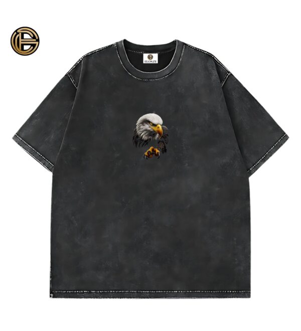 Baaz Oversized Acid Wash T-Shirt by ELONZE