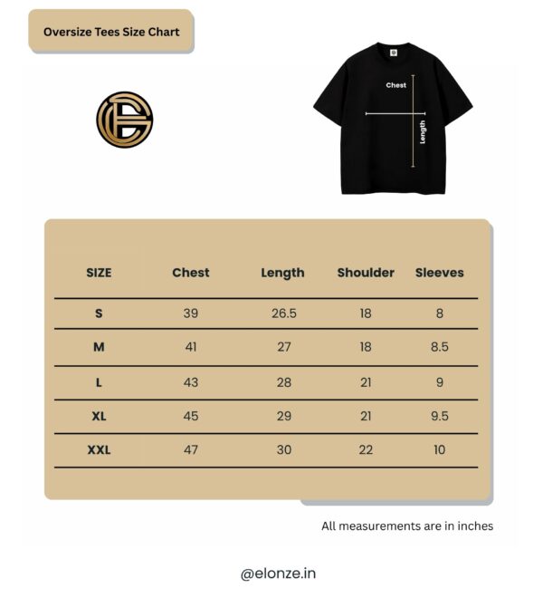 Majhail Oversize Black Tshirt by ELONZE