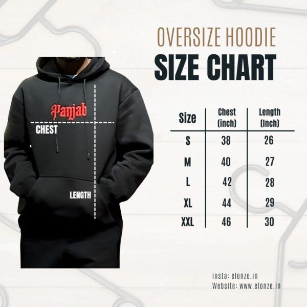 Panjab Map Hoodie – Wear Your Roots with Pride