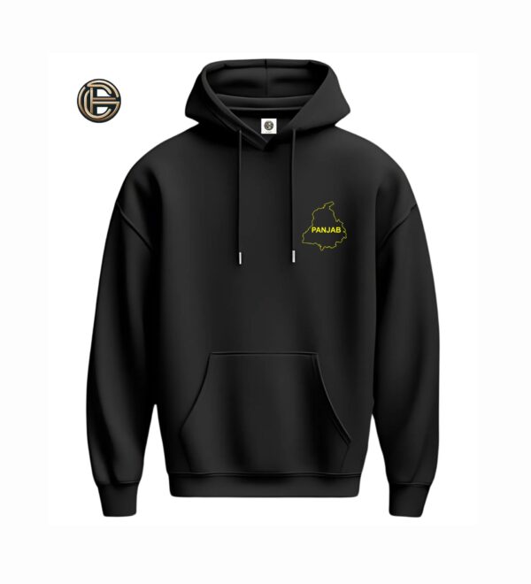 Panjab Map Hoodie – Wear Your Roots with Pride