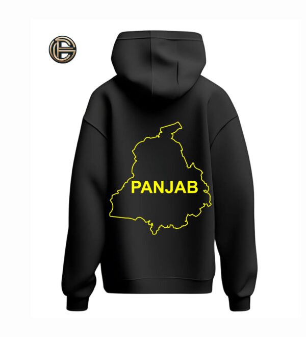 Panjab Map Hoodie – Wear Your Roots with Pride