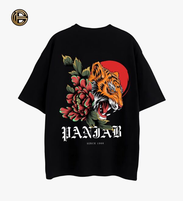 PANJAB Royal Tiger Oversized Tee – Power. Pride. Legacy. by ELONZE